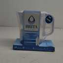 Brita Small 6 Cup Denali Water Filter Pitcher with 1 Brita Standard Filter, Made Without BPA, Bright White