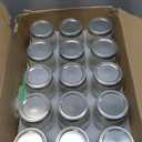 FastRack Regular Mouth Glass Mason Jars with Metal Airtight Lids | 16 oz - Pack of 15 | Large Glass Jars for Food Storage with Lids | Ideal for Canning, Fermentation, Pickling, Kombucha Brewing