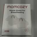 Momcozy Silicone Nipple Shields for Breastfeeding, Flower Shape Petal Design, Ultra Thin & Soft for Flat or Inverted Nipples, Flexible Nursing Shield, BPA/BPS Free (1 Pair, 17mm)