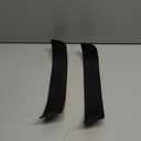 4PCS Car Door Sill Protector,Anti-Scratch Rubber Car Door Protector Edge Guards for Door Steps,Universal Waterproof Door Threshold Strips Exterior Accessories for Car Truck SUV (Black, Width 2.36")