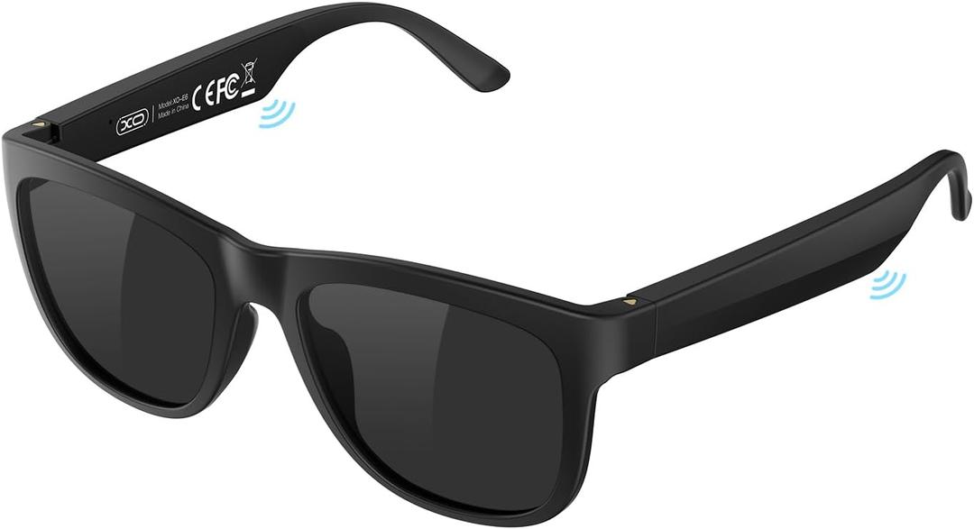 Bluetooth Glasses for Women & Men, Smart Audio Sunglasses for Men with Built-in Speakers, UV400 Protection, Wireless Music & Calls, Lightweight Frame, Touch Control Compatible with iOS/Android