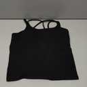 Blooming Jelly Womens Tank Tops with Built in Shelf Bras Y2k Camisole Tops Slim Fitted Cami (Size L,, Solid Black)