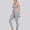 CHRLEISURE Leggings with Pockets for Women, High Waisted Tummy Control Workout Yoga Pants
