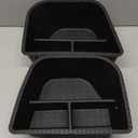 Karltys Trunk Organizer Compatible with Toyota Corolla Cross 20222025 2026, 2 Pcs Car Organizer Waterproof Trunk Storage Bin Box, Rear Organizer Side Pockets Accessories (Only for AWD, Not for Hybrid)