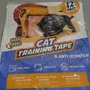 12 Pack Cat Scratch Furniture Protector Tape Sheets  Double-Sided Sticky Training (5 XL, 5 Large, 2 Medium)  Anti-Scratch Couch & Sofa Guard  Clear  Not for Leather, Velvet, Microfiber