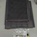 Supeasy 5 Trays Paper Organizer Letter Tray with Handle-Mesh Desk File Organizer, Grey Paper Sorter Desk Organizer for Office, Home or School (Softgray)