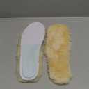 Sheepskin Insoles Women's Premium Think Wool Fur Fleece Inserts Cozy & Fluffy 10