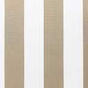 Seaside Stripe Indoor/Outdoor Grommet Curtain Panel - Pair Each 50" x 84" in Linen