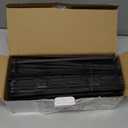 100 Packs Binding Spines, Reclosable 11'' Long 1.7" Depth 4 Pin Spines, Plastic Binder Combs 200 Sheet Capacity Binding Strips, Black