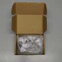 Weewooday 72 Pieces Heart Glass Craft Magnets Round Fridge Ceramic Ferrite Magnet with Adhesive Backing and Transparent DIY Clear Glass Gems Cabochons for DIY Fridge Refrigerator Pendants (1.3'')