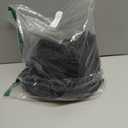 Kaximil Women's Square Neck Ruffle Hem Mini Dress Ruched Waist Long Sleeve Corset Short Party Dresses (Large, Black)