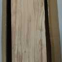 48 Inch Light Wood Floating Shelves for Wall Rustic Wall Shelf for Bedroom Living Room Set of 4