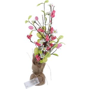 Artificial Egg Tree Branches Led Lights Easter Eggs Table Decoration Lively Ornament Set