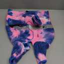 Dog Coats for Small Dogs, Polar Fleece Dog Pajamas Bodysuit, Puppy Onesies Tie Dye Jumpsuits, Dogs Warm Clothes Four-Legged, Doggie Fullbody Winter Jacket Vest M