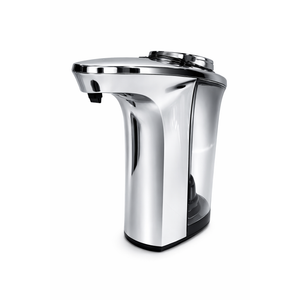 Automatic Soap Dispenser, Touchless Dish Soap Dispenser  with Infrared Sensor,  Liquid Dispenser for Bathroom, Kitchen (Silver)