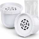 Water Pitcher Replacement Filters Compatible with Clearly Filtered Pitcher, 2 Pack | 3-Stage Filtration Removes Fluoride, Lead & PFAS | 100 Gallon/4 Month Lifespan, BPA-Free
