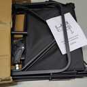 Collapsible Wagon Cart Foldable 360lbs Capacity, Lightweight Portable Beach Wagon, Shopping Carts with Wheels for Grocery, Camping, Shopping, Beach, Fishing, Garden Cart (120L)