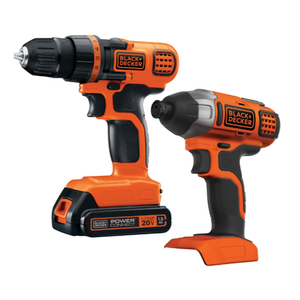 Black & Decker 20V MAX Drill/Driver Impact Combo Kit