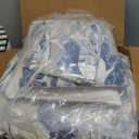 Tommy Bahama - King Comforter Set, Soft Woven Bedding with Matching Pillowcases & Bonus Throw Pillows, Medium Weight for Year Round Comfort, 5 Piece Bed Set (Raw Coast Blue)