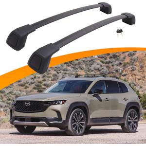Snailfly Roof Rack Cross Bars Fit for 2023 2024 Mazda CX50 CX-50 Lockable Crossbars 165lbs Capacity for Kayak Ski Bike Snowboard Basket Cargo Carrier