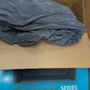 Intex Inflatable Pull-Out Sofa: Velvety Surface, 2-in-1 Valve, Cupholder, 46" x 88" x 26" - Blow-Up Couch and Folding Queen Size Air Mattress Bed