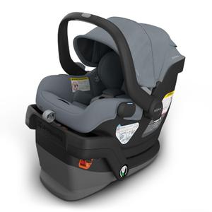 UPPAbaby Mesa V3 Infant Car Seat - Easy Installation + SmartSecure Technology - Attaches to Stroller | Base + Infant Insert Included - Callum (Stone Blue), Manufactured date: 03/11/2026
