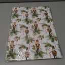 2 x GIOLNIAY Nutcracker Christmas Wrapping Paper for Kids Adults - Holiday Gift Wrap with Nutcracker, Ribbons & Greenery on White - 4 Jumbo Sheets, 28" x 40" Each (31 sq. ft ttl), Easy to Store