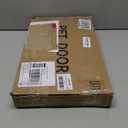 Dog Gate - 18"-45" Adjustable Extra Wide Metal Baby Gate to Step Over, 10" Tall Small Pet Gate with 3 Extension Kits, Pressure Mounted for Doorways & Stairs (White)