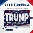 3x5 Ft 2024 Polyester Flag Take America Back - Large American President Republican Single Sided Banner with 2 Grommets - Biden Room flags for Republicans - Political Home Banner - Keep America Great