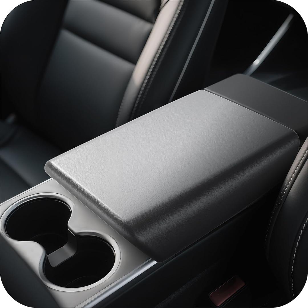 Center Console Non-Slip Armrest Cover  Specifically Designed for the New Tesla Model Y 2025 2026 Refresh (Juniper) and Tesla Model 3 Refresh (Highland)  New Model Y Juniper Accessories Black