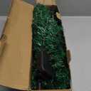 Solar Christmas Tree 4 Pack Garden Stake Light Waterproof Outdoor Christmas Decorations,2 Modes Solar Xmas Christmas Lights for Yard Front Porch Pathway Grave Garden Decor