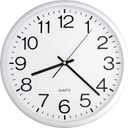 12 inch Modern Burlwood Wall Clock, Silent Non-Ticktack, Home Decor for Living Room, Kitchen, Office