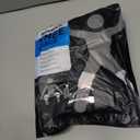 2 x POWERLIX Adjustable Compression Knee Brace for Men & Women, featuring Stabilizers & Patella Support, Optimal Recovery for Knee Pain, Medical Knee Sleeve for Arthritis, Weightlifting, Dance, Running (Large, Black with Strap)