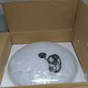 Brikey 19.7'' Nordic Acrylic Pendant Light, 5-Light Hanging Ceiling Lamp Chandelier for Dining Room Kitchen Island (White)