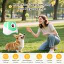 Automatic Ball Launcher for Dogs: 2" Mini Tennis Ball Thrower with 3 Distance Settings,Interactive Puppy Pet Ball Indoor Thrower Fetch Machine for Small to Medium Dogs,Green