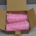 LCMWHOP Car Trash Can Bin with Lid - 2 Packs Mini Car Garbage Can Cup Holder - Pink Small Leakproof Vehicle Trash Bin - Automotive Organizers and Storage for Back Seat Door SUV Accessories