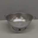 DLD Stainless Steel Micro-Perforated 5-Quart Colander - Professional Strainer with Heavy Duty Handles and Self-draining Solid Ring Base - Dishwasher Safe