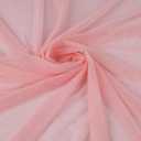 Superfine 4-Way Stretch Net Fabric Nylon Spandex Power Mesh, Pre-Cut 5 Yards Long 60" Wide, Lightweight Sheer (Pink)