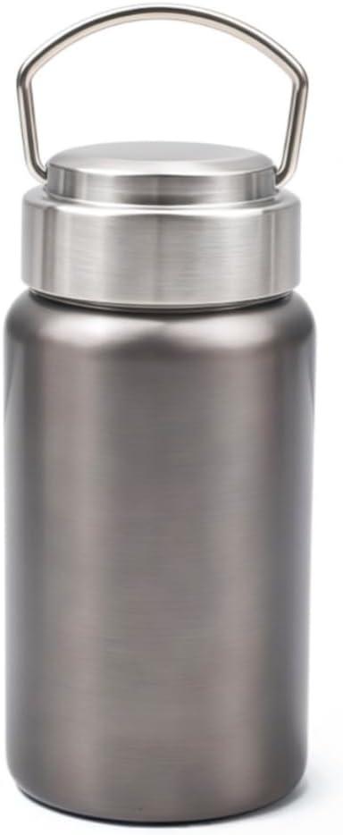 12oz Stainless Steel Vacuum Insulated Water Bottle, Keeps Drink Cold up to 24 Hours & Hot up to 12 Hours Leak Proof and Sweat Proof Large Capacity Wide Mouth Metal Bottle
