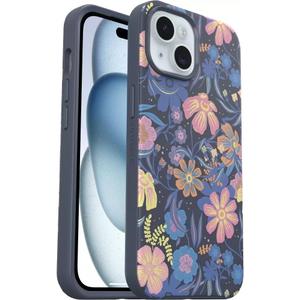 OtterBox iPhone 15 Pro (ONLY) Symmetry Series+ Case - Fairy Fauna, Snaps to MagSafe, Ultra-Sleek, Raised Edges Protect Camera & Screen - Non-Retail Packaging
