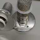 Bathroom Sink Drain Strainer, Pop Up Sink Drain Filter with Removable Stainless Steel Filter Basket Hair Catcher, Bathroom Sink Drain Stopper, for Us Bathroom Sink Stopper Replacement (2pcs)