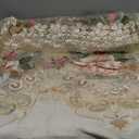 Luxury Embroidered Cloth Curtain for Living Room 84 inch Length Custom Romantic Elegant Luxurious Delicate Embroidery Drape Window Dressing Bedroom Grommet Top, 1 Panel, 52x84 inch (Beige Flower-cloth)