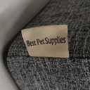 Best Pet Supplies Dog Stairs & Steps - Foam Steps for Small Dogs & Cats, Non-Slip Indoor Balanced Pet Step Support, Dog Ramp, No Assembly, Ash Gray Linen, Foldable 2-Step (12-inch Height)