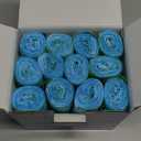 300 Count 15 Micron Extra Thick 4 Gallon Drawstring Small Trash Bags, Sturdy & Tear-Resistant Small Garbage Bags for Bathroom, Office, Bedroom & Kitchen