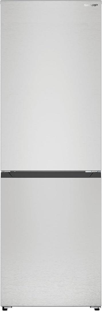 Sharp SJB1255GS Bottom-Freezer Counter-Depth Refrigerator, 24 Inch, 11.5 Cubic Foot, Garage Ready