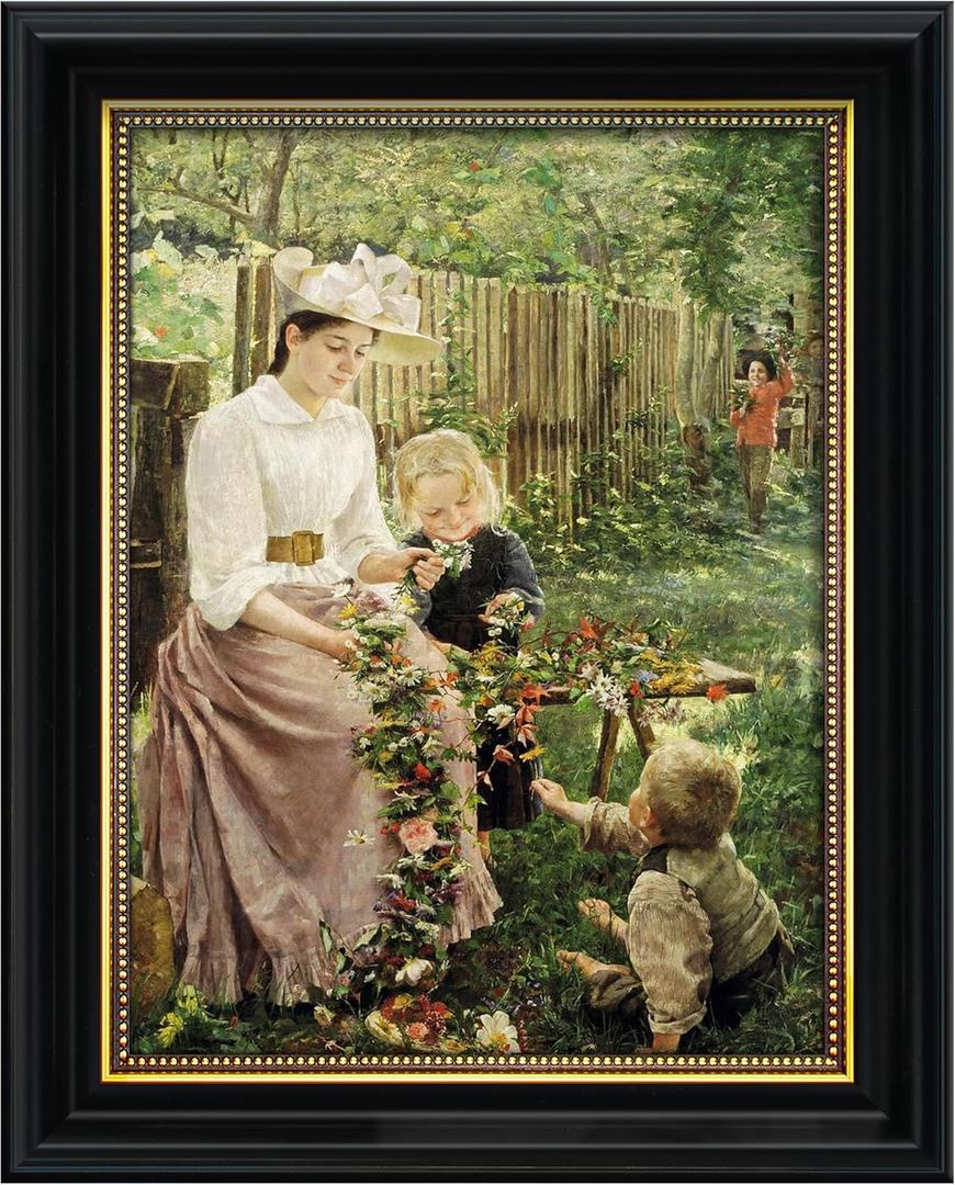 Abtgt Ornate Vintage Style 12x16" Picture Frame, Made of Tempered Glass and Black Backboard, Wall Mounting, 12 x 16 inch Black Photo Frame for Home Decor