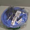 Daoeny Heated Bird Bath for Winter, Upgraded 100W Heated Bird Baths for Outdoors Thermostat Control with 5Prong Metal Base, Heated Bird Bath for Outside Winter Garden Patio Yard Lawn (Blue)