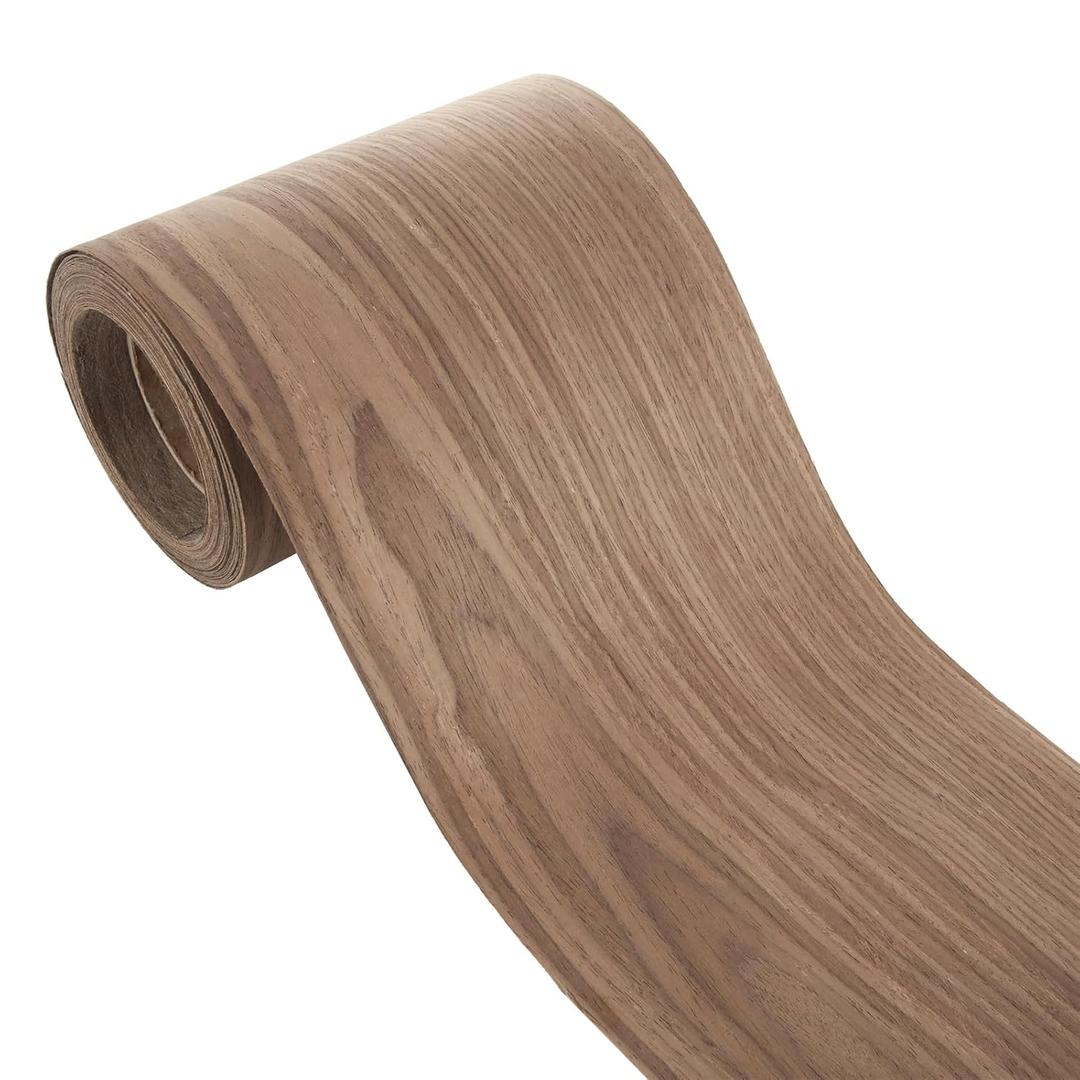 STARVAST Natural Black Walnut Thin Wood Veneer Sheets, Refurbished of Speaker Renovation, Guitar and Furniture, Ideal for Walnut Woodworking Projects, 7.8 x 393 Inch