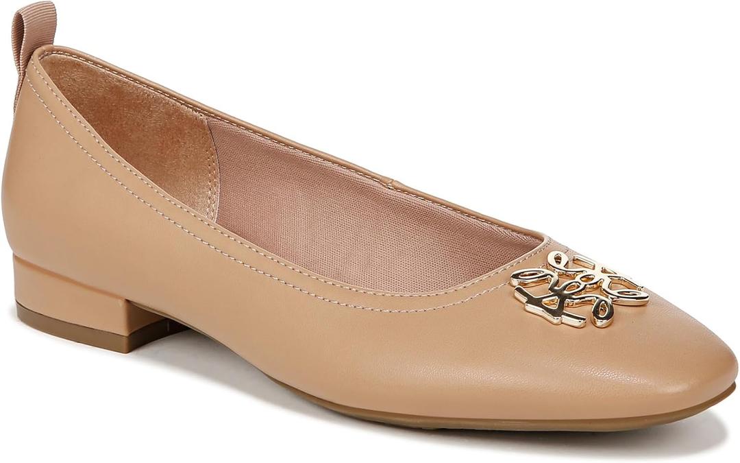 LifeStride Womens Cameo 2 Ballet Flats (7, Camel Tan)