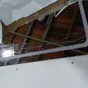 Vanity Table Set with Lighted Mirror - Makeup Vanity with Lights, Adjustable Brightness, Large Drawer Sturdy Wood Vanity, White 80x40x140cm